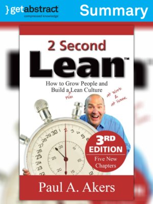 cover image of 2 Second Lean (Summary)